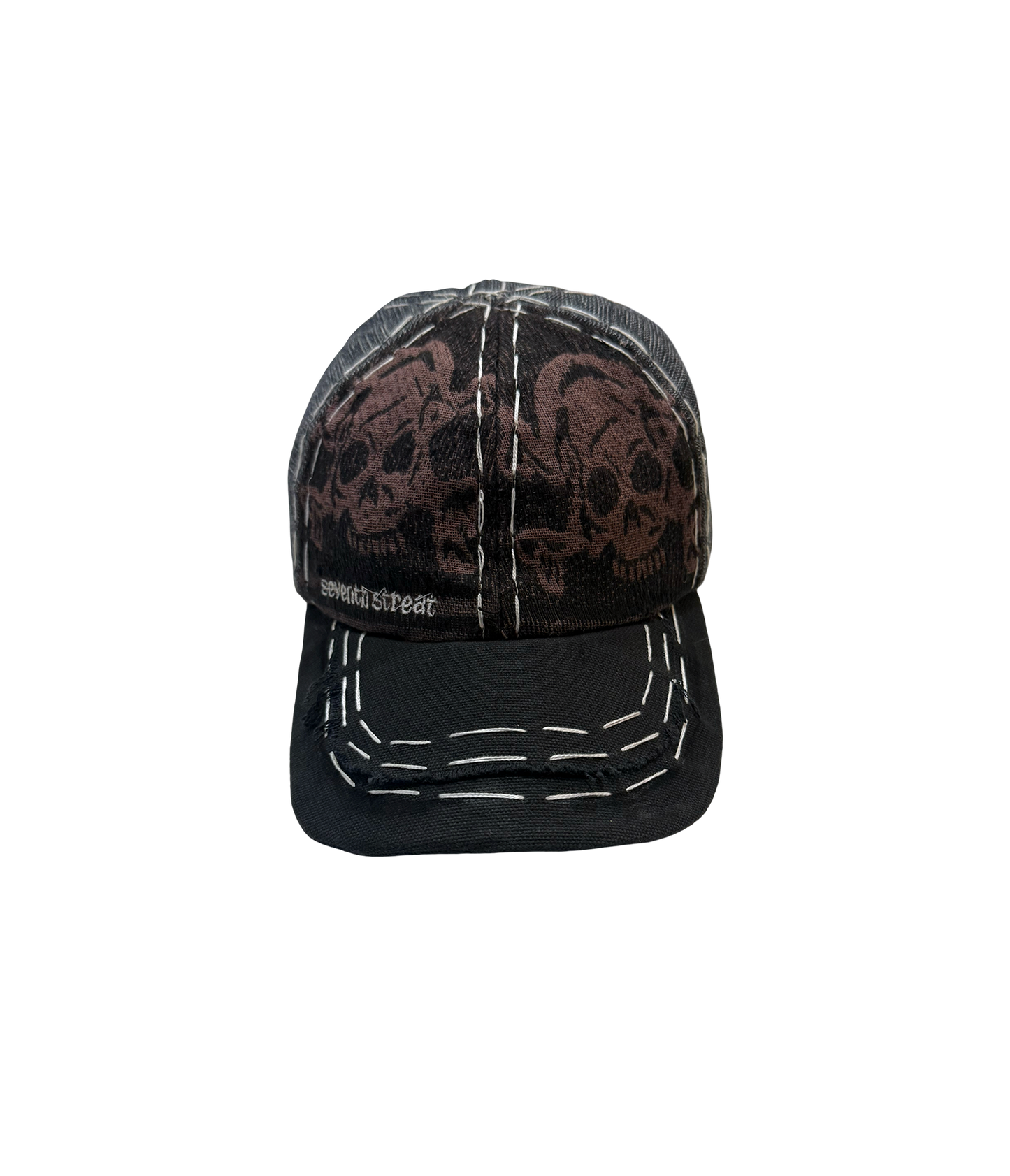 Skull/Canvas/Jean Hat