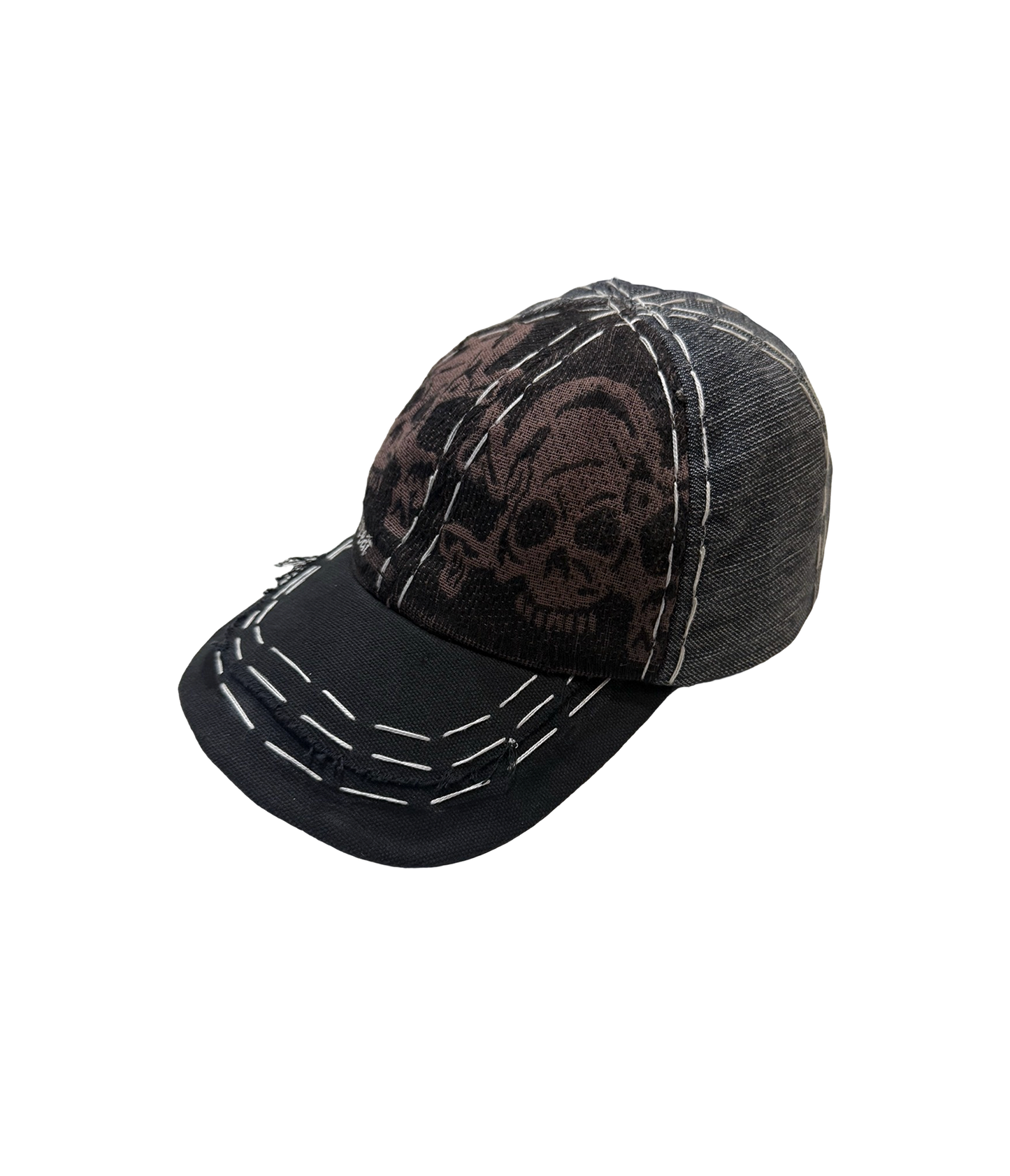 Skull/Canvas/Jean Hat