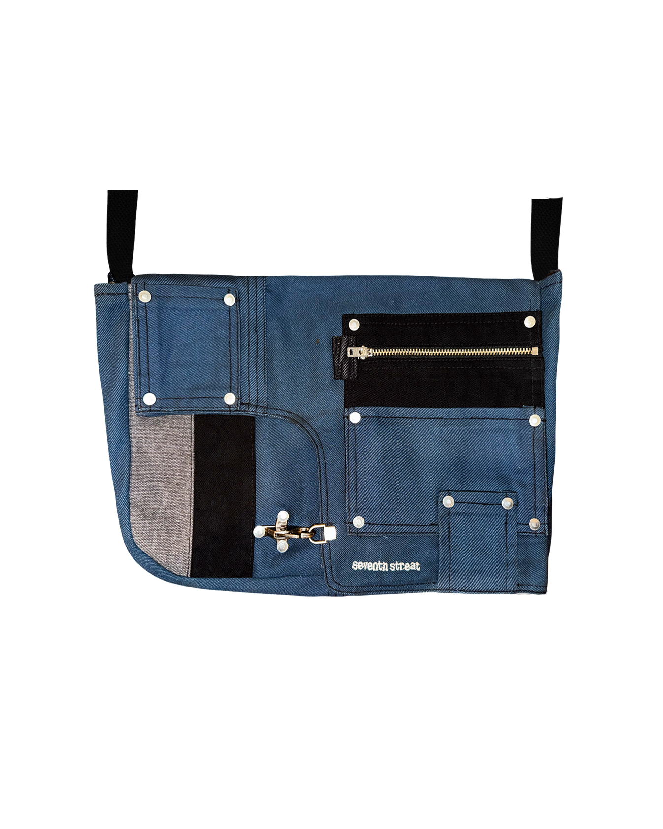 Messenger Bag (Blue/Black)